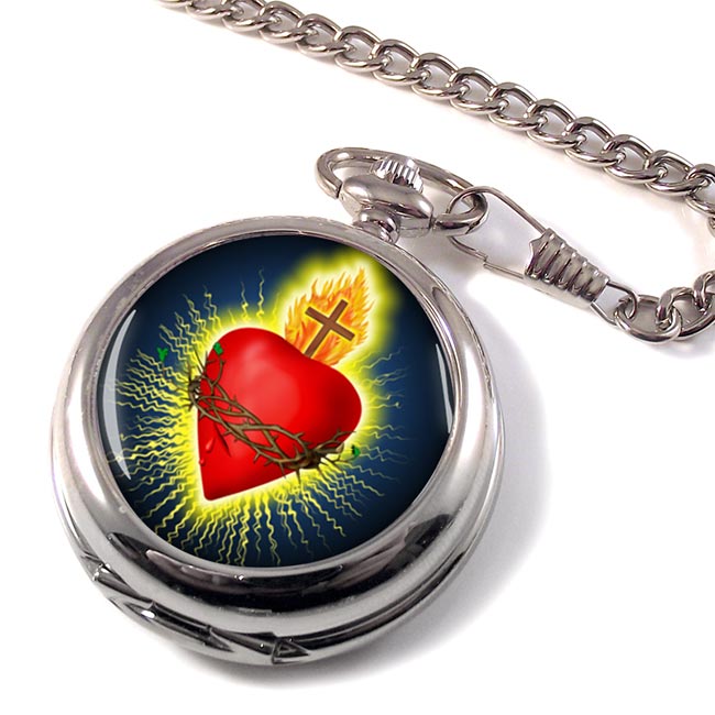 Sacred Heart Pocket Watch